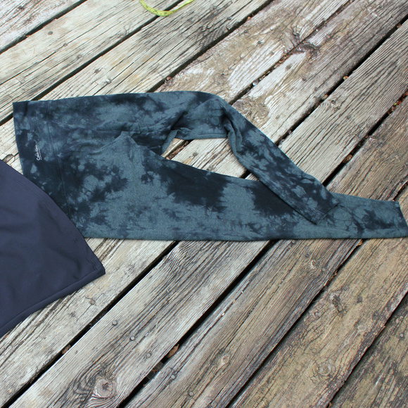 CK Performance Soft High Waist Tie-dye Leggings S - Picture 2 of 8